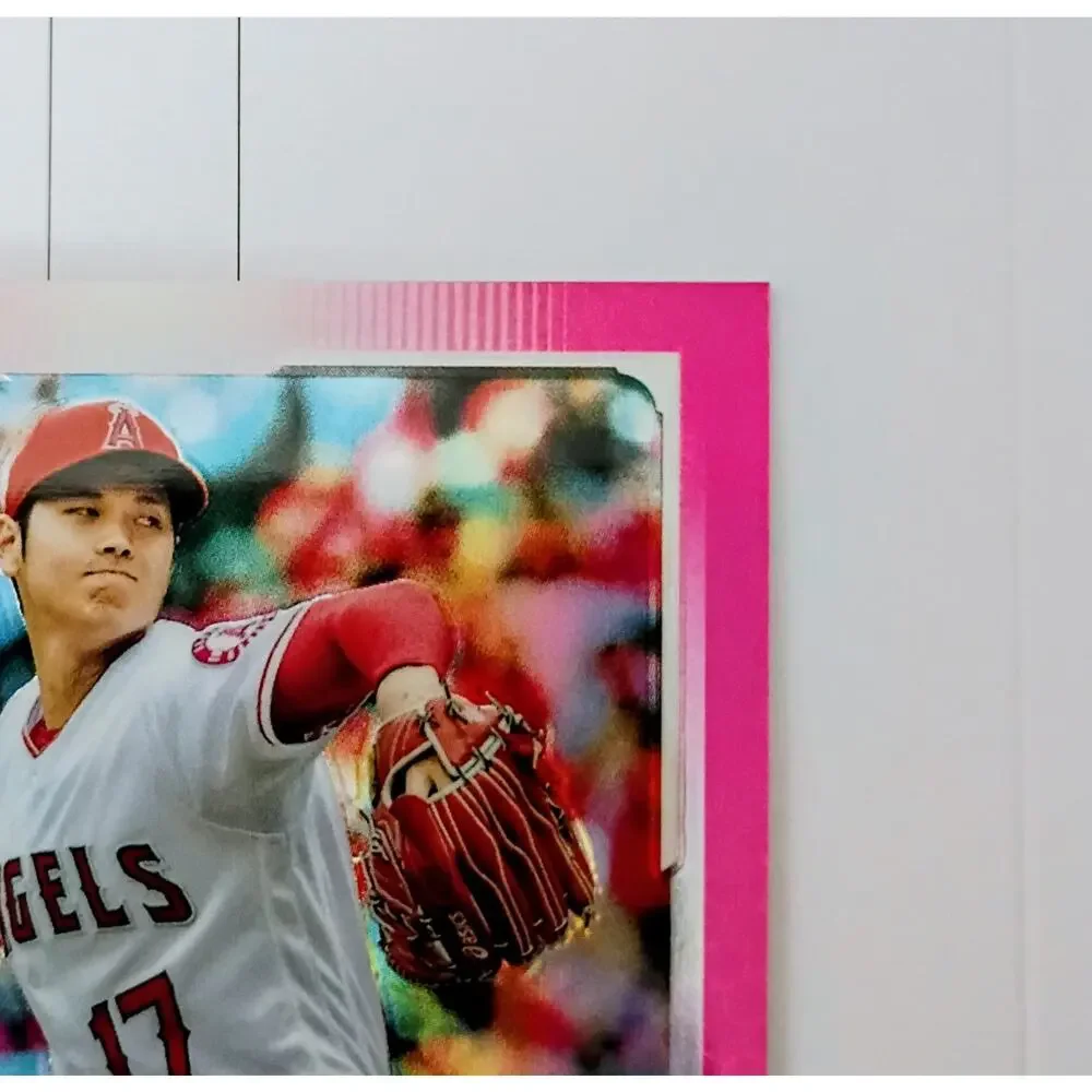 Shohei Ohtani #159 Topps Chrome Magenta REFRACTOR SP 154/399 - Picture 10 of 12